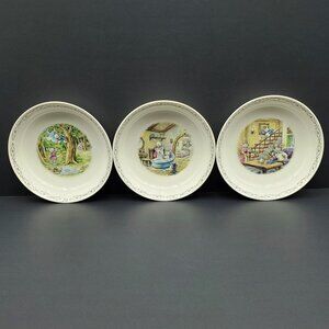 Parka-Life Bone China Bunny Bowls Bunnies Rabbits Soup Cereal Dessert Bowls